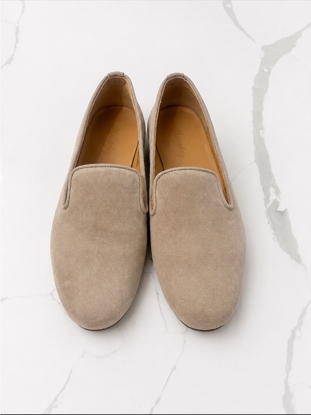 Thursday everyday  Taupe Suede Slip-On Loafers
